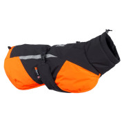Тепла зимова куртка для собак Glacier jacket 3.0 Non-stop dogwear Чорний/Помаранчевий - фото 1
