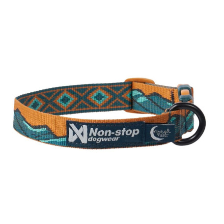 Ошейник для собак Non-stop dogwear, Trail Quest, бирюзовый/дуб