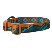 Нашийник для собак Non-stop dogwear, Trail Quest, бірюзовий/дуб - фото 2
