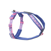 Шлейка для собак Non-stop dogwear, Line harness 5.0 RP signature edition, Фиолетовый/Розовый - фото 1