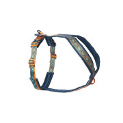 Шлейка для собак Non-stop dogwear, Line harness 5.0 RP signature edition, Бирюзовый/Дуб - фото 1