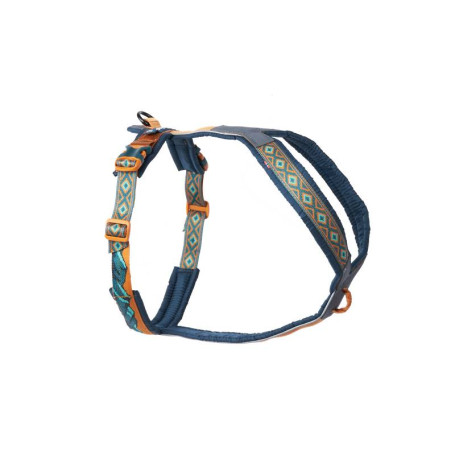 Шлейка для собак Non-stop dogwear, Line harness 5.0 RP signature edition, Бірюзовий/Дуб