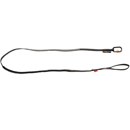 Поводок для собак Non-stop dogwear, Touring Bungee Leash, Черный/Серый