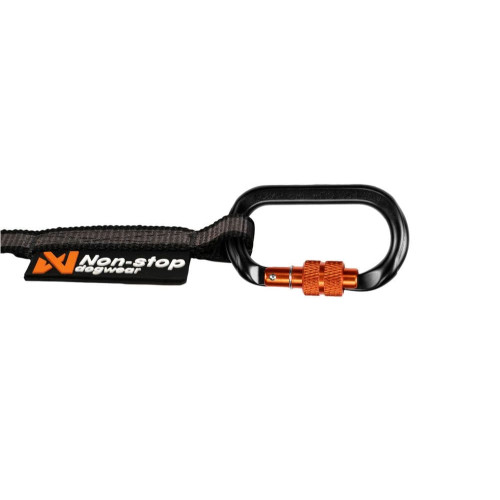 Поводок для собак Non-stop dogwear, Touring Bungee Leash, Черный/Серый