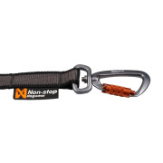 Поводок для собак Non-stop dogwear, Touring Bungee Leash, Черный/Серый - фото 4