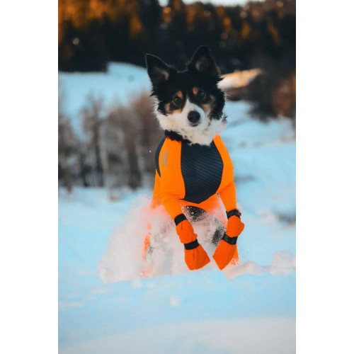 Высокие ботинки для собак Non-stop dogwear Contact Bootie High, оранжевые - фото 6