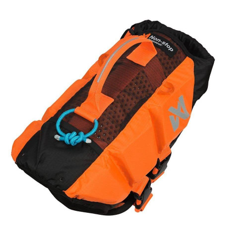 Рятувальний жилет для собак Non-stop dogwear Protector Life Jacket, чорно-помаранчевий - фото 5