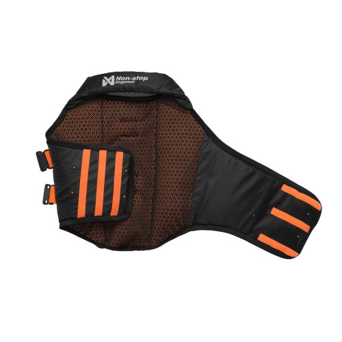 Рятувальний жилет для собак Non-stop dogwear Protector Life Jacket, чорно-помаранчевий - фото 7