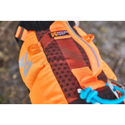 Рятувальний жилет для собак Non-stop dogwear Protector Life Jacket, чорно-помаранчевий - фото 8