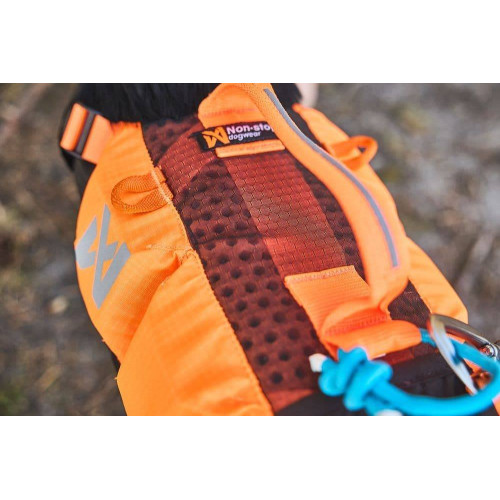 Рятувальний жилет для собак Non-stop dogwear Protector Life Jacket, чорно-помаранчевий - фото 8