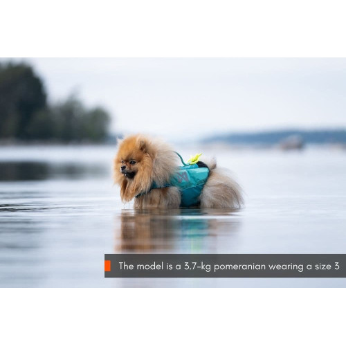 Рятувальний жилет для собак Non-stop dogwear Protector Life Jacket, бірюзовий - фото 2