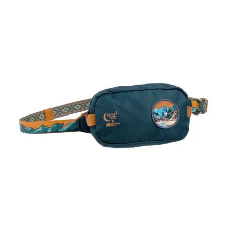 Сумка-бананка для ласощів і аксесуарів Non-stop dogwear Trail Quest Fanny Pack RP Signature Edition, бірюзова з відтінком дуба