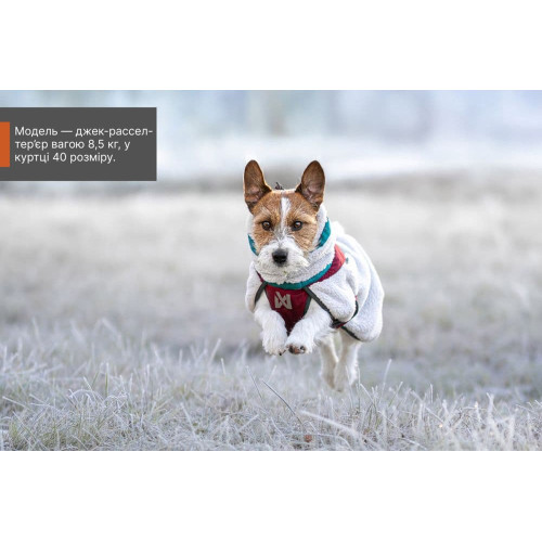 Флисовая куртка для собак Non-stop dogwear Trekking Fleece Jacket, серо-винно-бирюзовая - фото 8