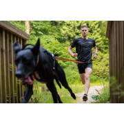 Амортизаційний повідець для собак Non-stop dogwear Bungee Leash, чорно-помаранчевий - фото 5
