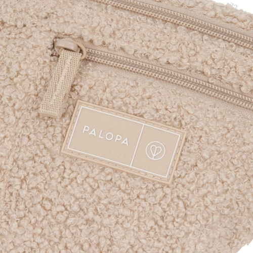Поясна сумка-бананка для ласощів та аксесуарів собак Palopa Emma Teddy-Fleece, бежева - фото 6