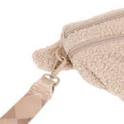 Поясна сумка-бананка для ласощів та аксесуарів собак Palopa Emma Teddy-Fleece, бежева - фото 7