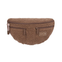 Поясная сумка-бананка для лакомств и аксессуаров собак Palopa Emma Teddy-Fleece, коричневая