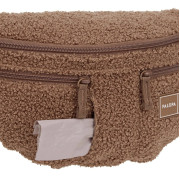Поясная сумка-бананка для лакомств и аксессуаров собак Palopa Emma Teddy-Fleece, коричневая - фото 2