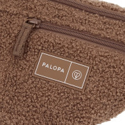 Поясная сумка-бананка для лакомств и аксессуаров собак Palopa Emma Teddy-Fleece, коричневая - фото 4