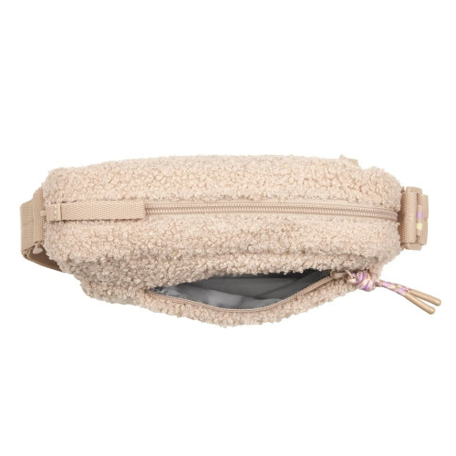 Квадратна сумка для ласощів та аксесуарів собак Palopa Noka Teddy-Fleece, бежева - фото 5