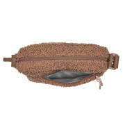 Квадратна сумка для ласощів та аксесуарів собак Palopa Noka Teddy-Fleece, коричнева - фото 6