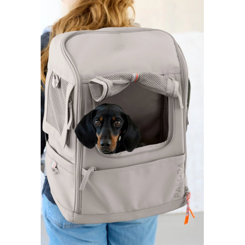 Рюкзак-переноска для собак Palopa Carrier Backpack Kari, бежевий - фото 6