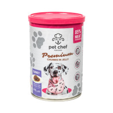 Вологий корм Pet Chef з індичкою для собак 415 г