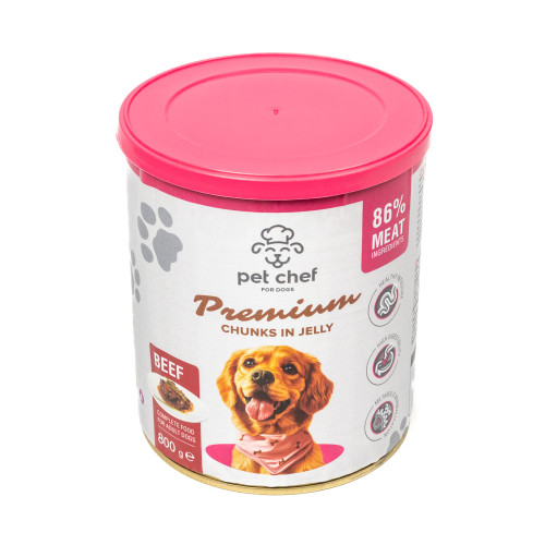 Вологий корм Pet Chef з яловичиною для собак 415 г