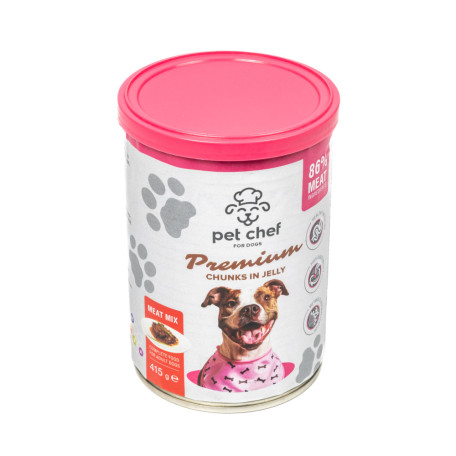 Вологий корм Pet Chef М’ясний мікс для собак 415 г