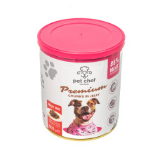 Вологий корм Pet Chef М’ясний мікс для собак 800 г