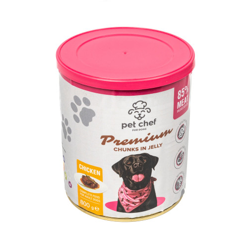 Вологий корм Pet Chef з куркою для собак 415 г