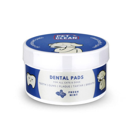 Серветки вологі Pet Clean PET DENTAL WIPES для чищення зубів тварин 50 шт