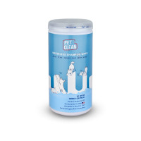 Вологі серветки Pet Clean PET WATERLESS SHAMPOO WIPES для очищення складок