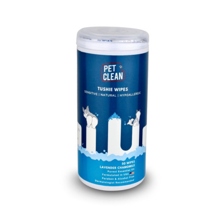 Серветки вологі Pet Clean PET TUSHIE WIPES гіпоалергенні з алое вера