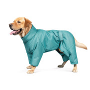 Зимовий комбінезон для собак COLD бірюзового кольору - фото 1