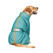 Зимовий комбінезон для собак COLD бірюзового кольору - фото 4