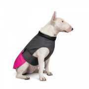 Попона Pet Fashion Roy для собак малиново-серая - фото 2