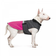 Попона Pet Fashion Roy для собак малиново-серая - фото 3
