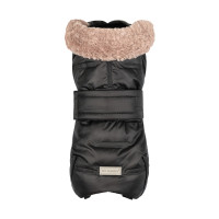 Попона Pet Fashion Ted для собак чорний/сірий