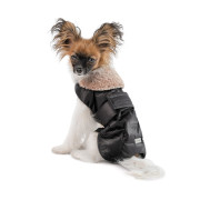 Попона Pet Fashion Ted для собак чорний/сірий - фото 2