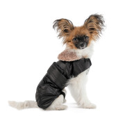 Попона Pet Fashion Ted для собак чорний/сірий - фото 3