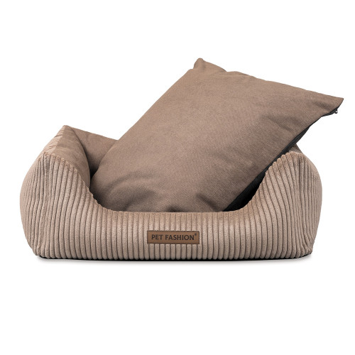 Лежак Pet Fashion DEVID для собак песочный 62×50×19 см