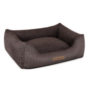 Лежак Pet Fashion DEVID для собак шоколадний 62×50×19 см - фото 1