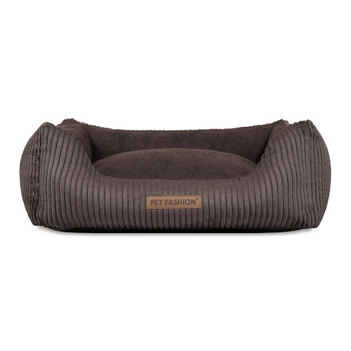 Лежак Pet Fashion DEVID для собак шоколадний 62×50×19 см