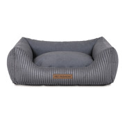 Лежак Pet Fashion DEVID для собак тёмно-серый 62×50×19 см - фото 4