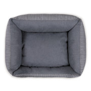 Лежак Pet Fashion DEVID для собак тёмно-серый 62×50×19 см - фото 5