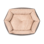 Лежак Pet Fashion BRIG для собак кофейный 58×48×20 см - фото 3