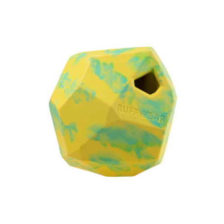 Игрушка-кормушка Gnawt-a-Rock™ из каучука зеленая для собак Ruffwear