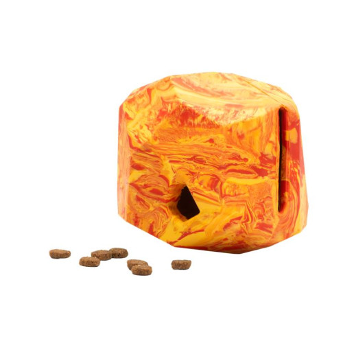 Жувальна іграшка для ласощів Ruffwear Gnawt-a-Rock™ помаранчева для собак Ruffwear