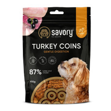 Джерки Savory Puppy Coins With Turkey монетки для цуценят з індичкою 100 г